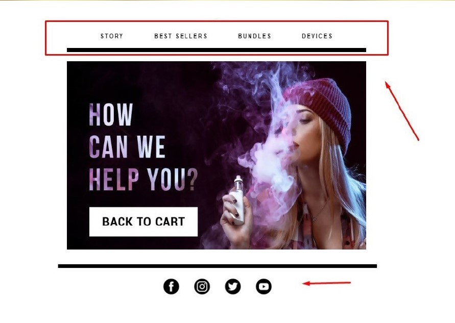 Abandoned Cart Email Template Example